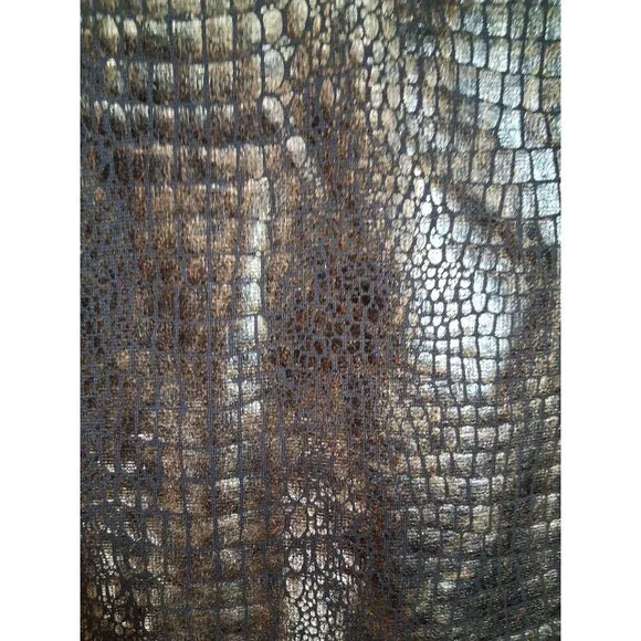 IN Studio Jacket Blazer Reptile Animal Print Y2K Edgy Grunge Business Casual PM - Picture 4 of 6